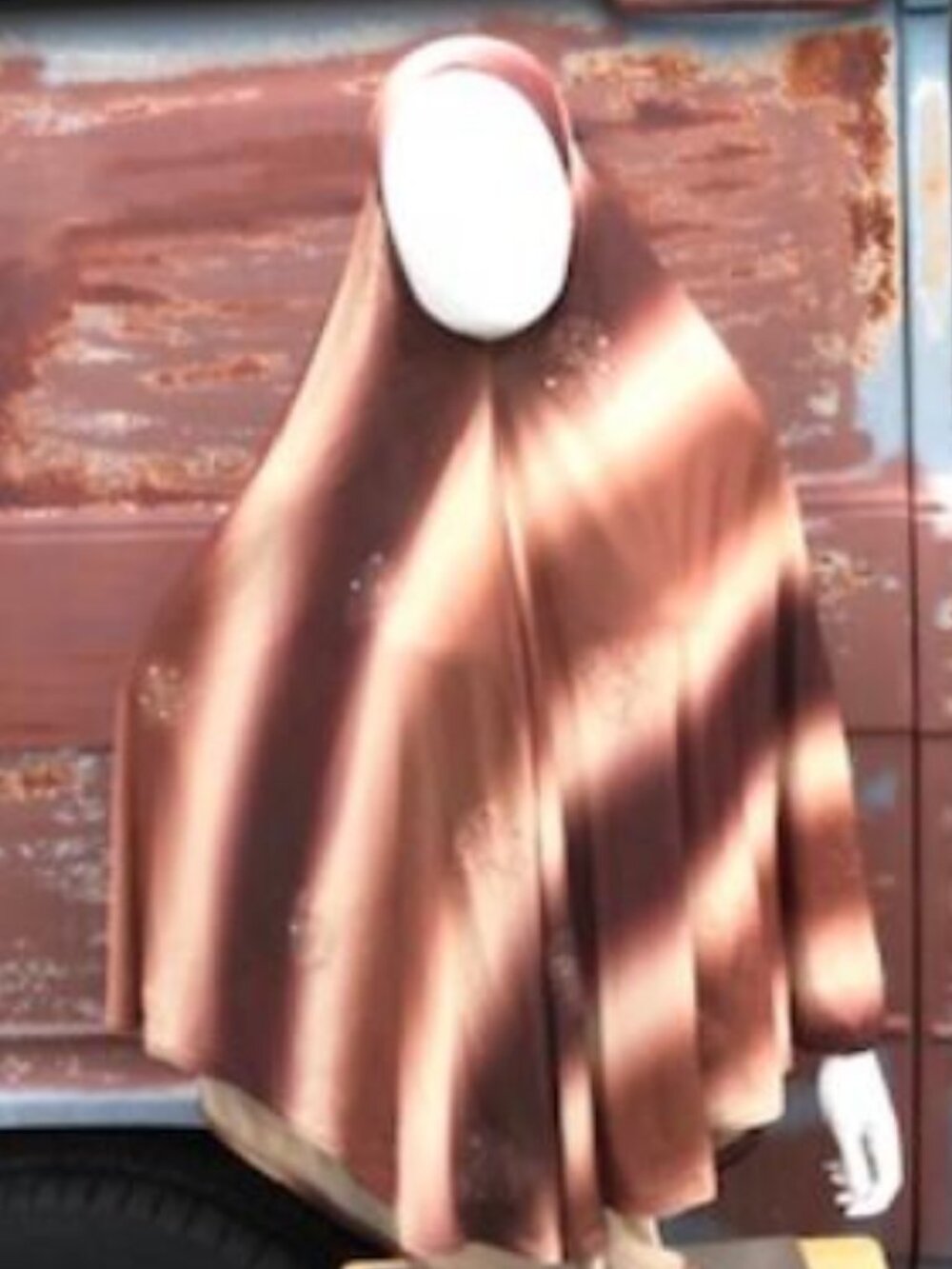 Adult Amira Khimar BROWN & TAN One Piece Hijab Muslim Women Instant Hejab